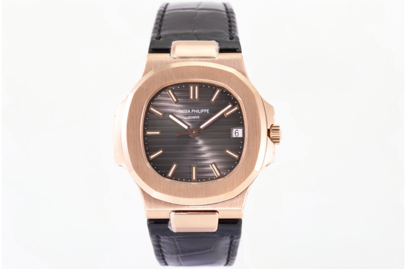 Nautilus Jumbo 5711 RG/LE Brown/Stk 3KF V2 A324