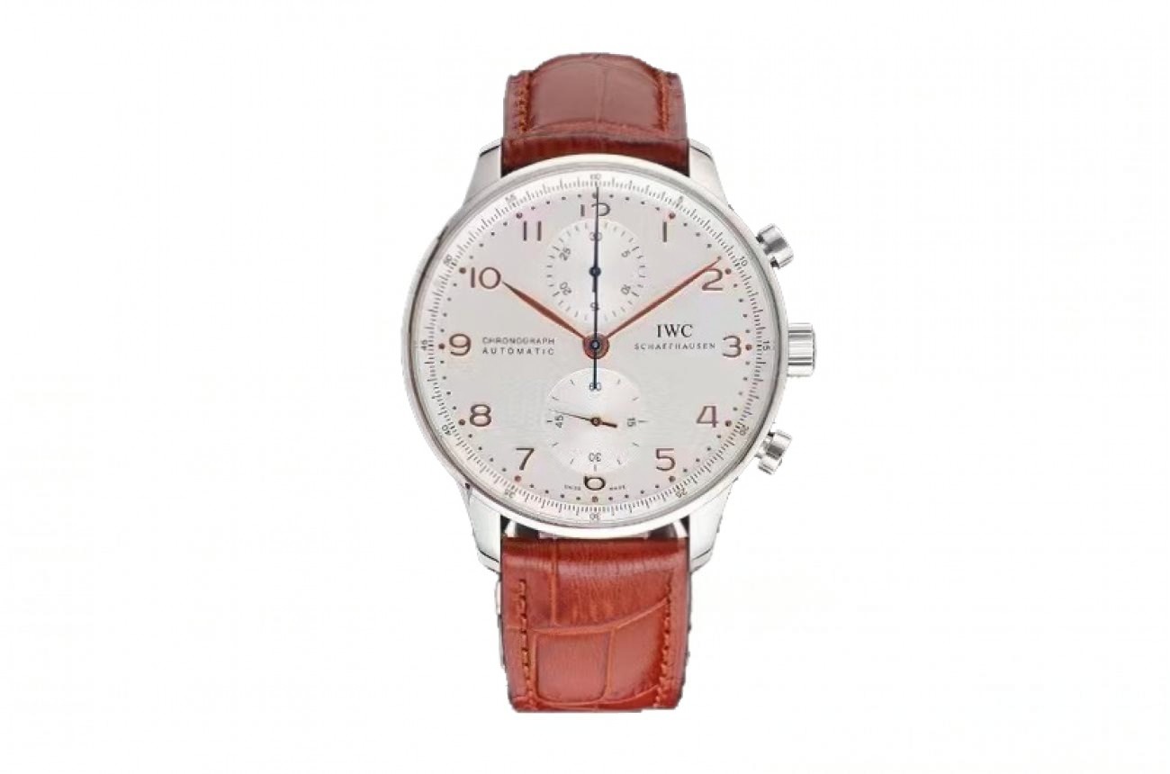 IWC - Portuguese Chrono SS/LE White/RG Num AZF V2 A79350 Mod