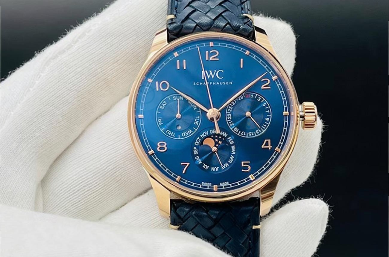 IWC - Portugieser Perp RG/LE Blue IWSF 9015