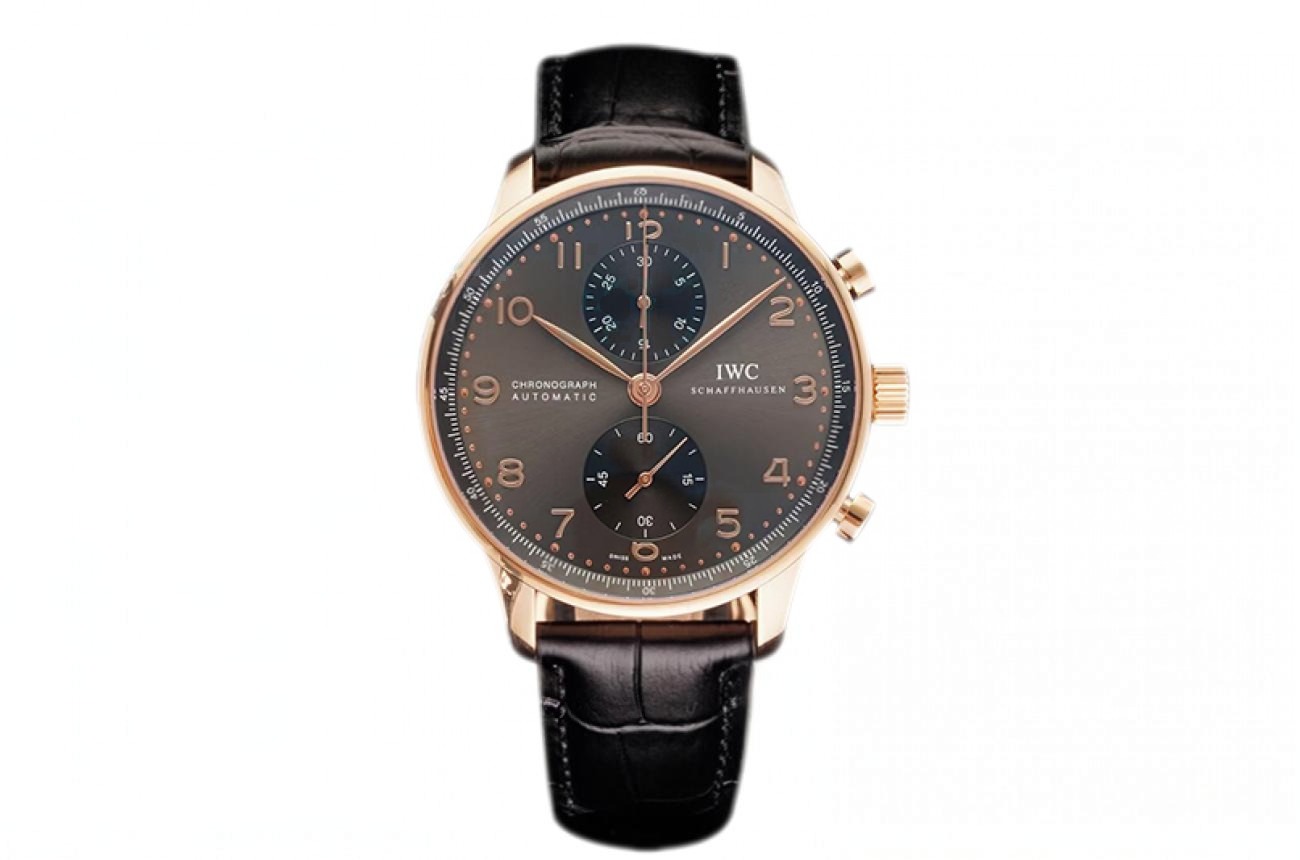 IWC - Portuguese Chrono RG/LE Grey RG Num AZF V2 A79350 Mod