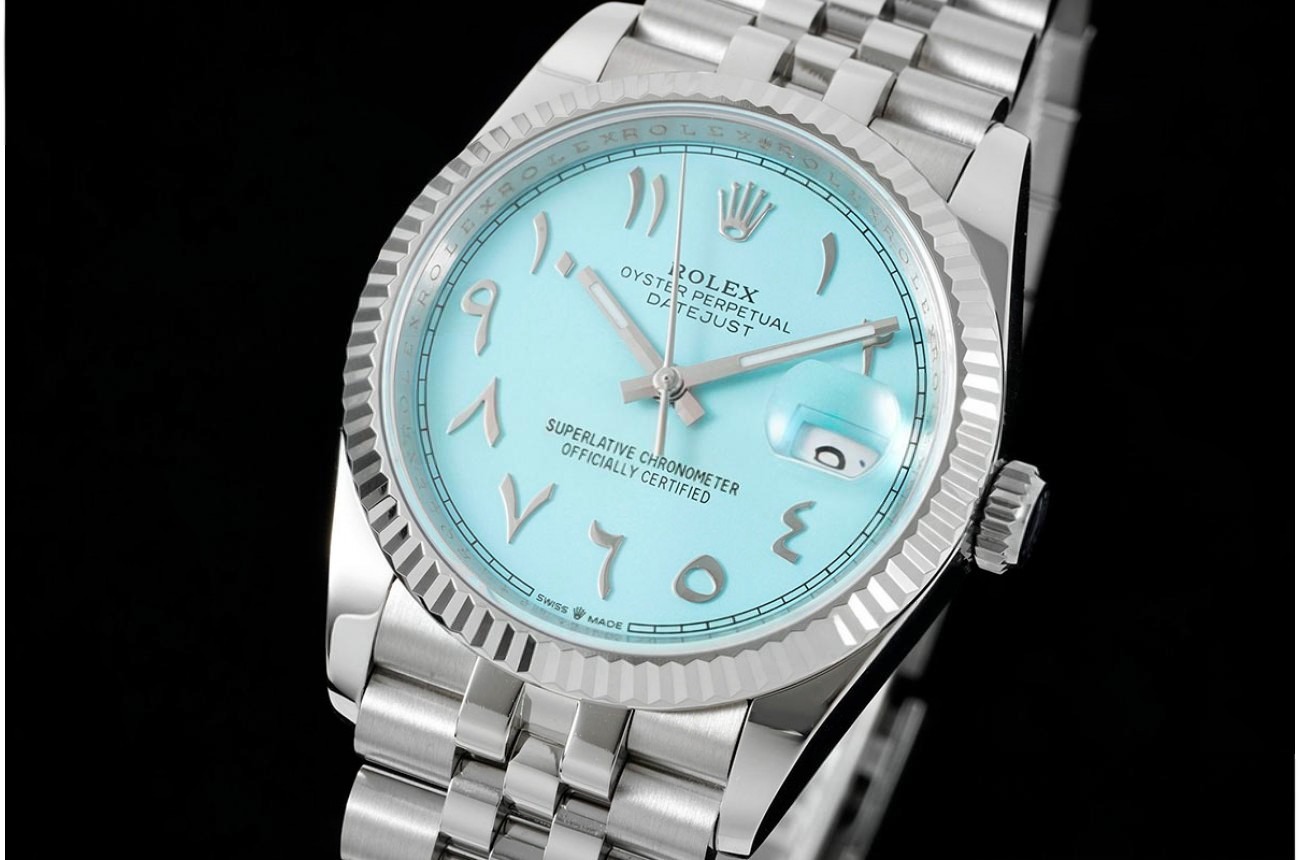 Datejust 36mm Tiffany Blue Dial SS/SS Jubilee 904L DIW A3235