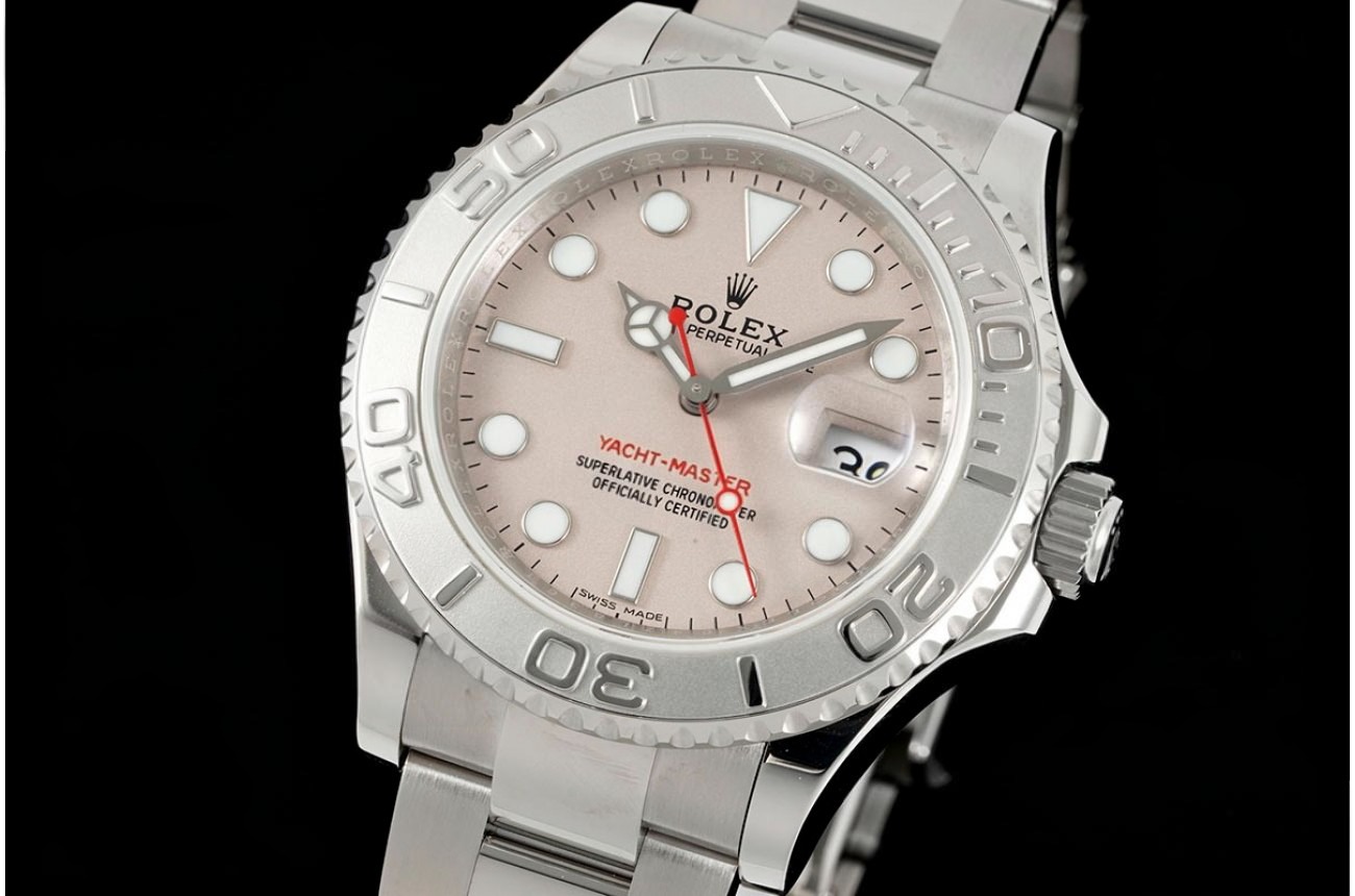 Yacht-Master 116622 40mm SS/SS Carnation/Dot GSF A2836