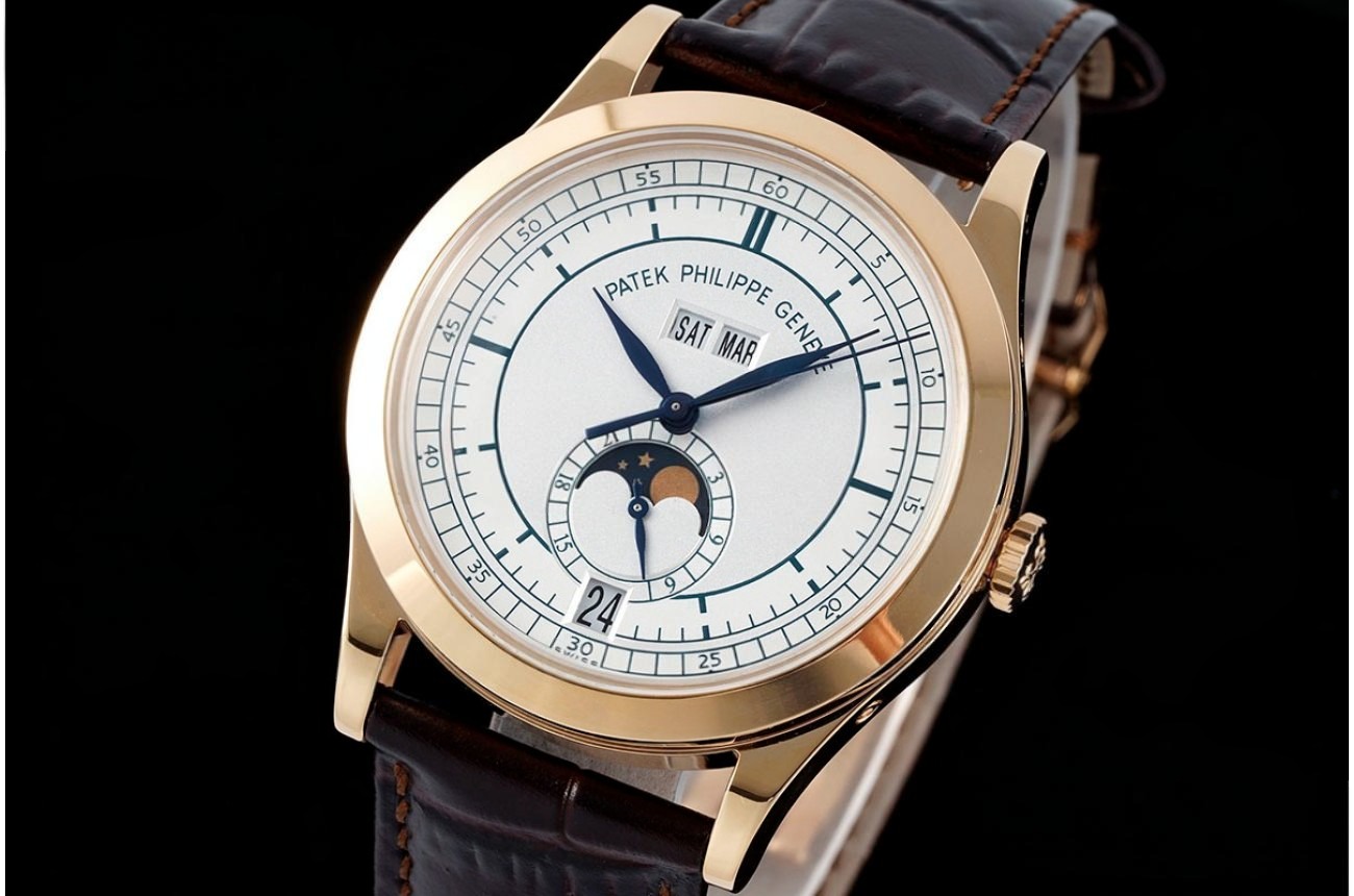 Annual Calendar Moonphase 5396 RG/LE White Dial ZF A324