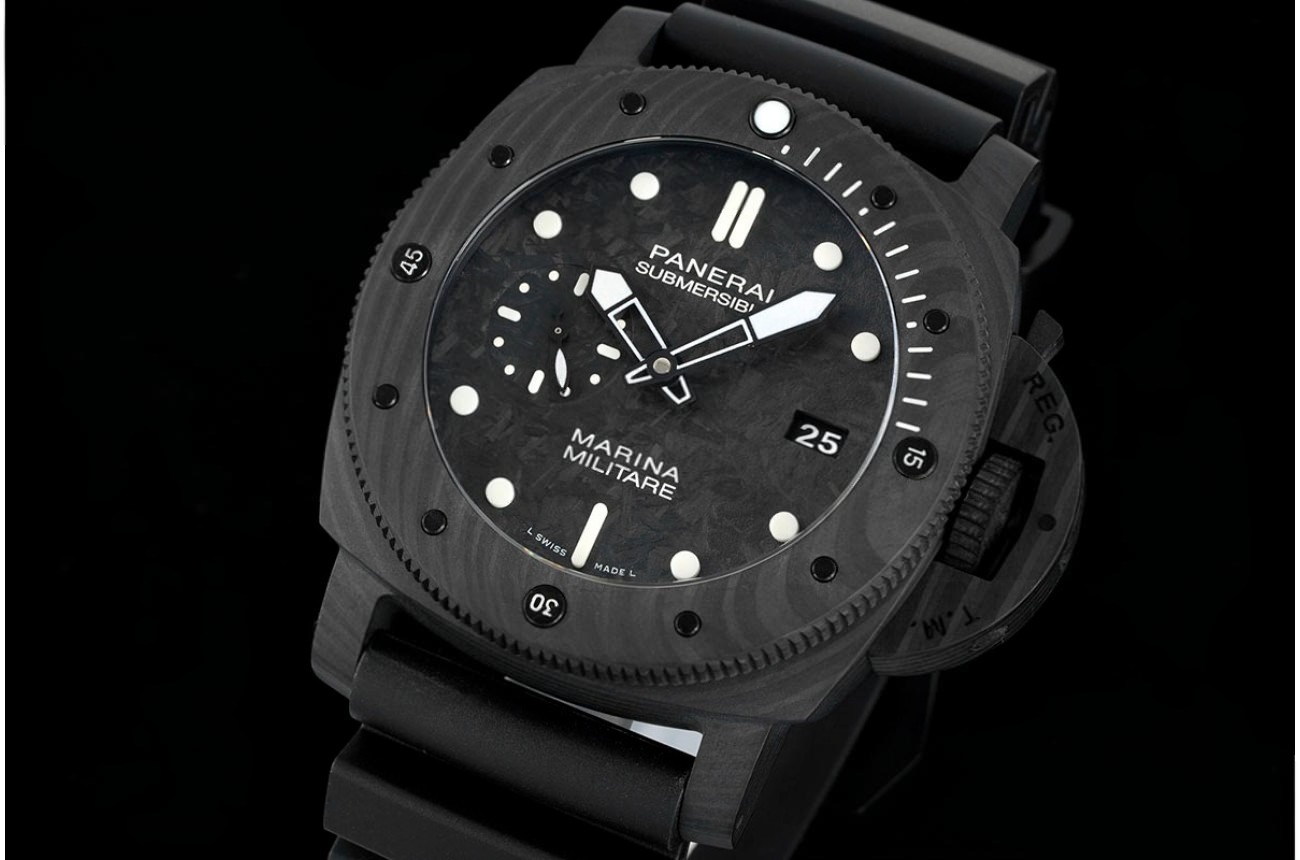 Submersible PAM979 47mm Carbon/RU Carbon Dial VSF P9010