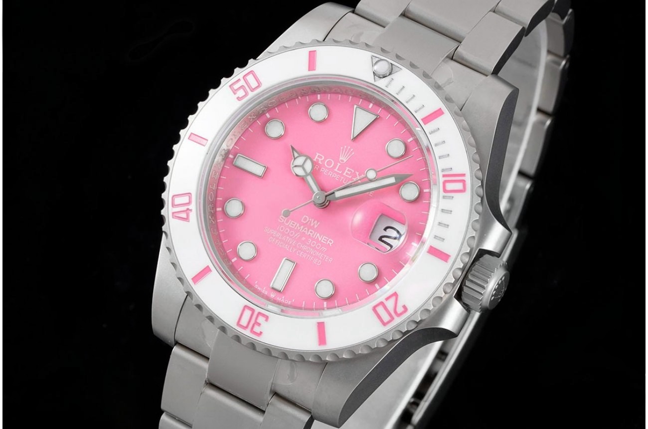 Submariner DIW 40mm SS/SS Pink/Dot VSF VS3135