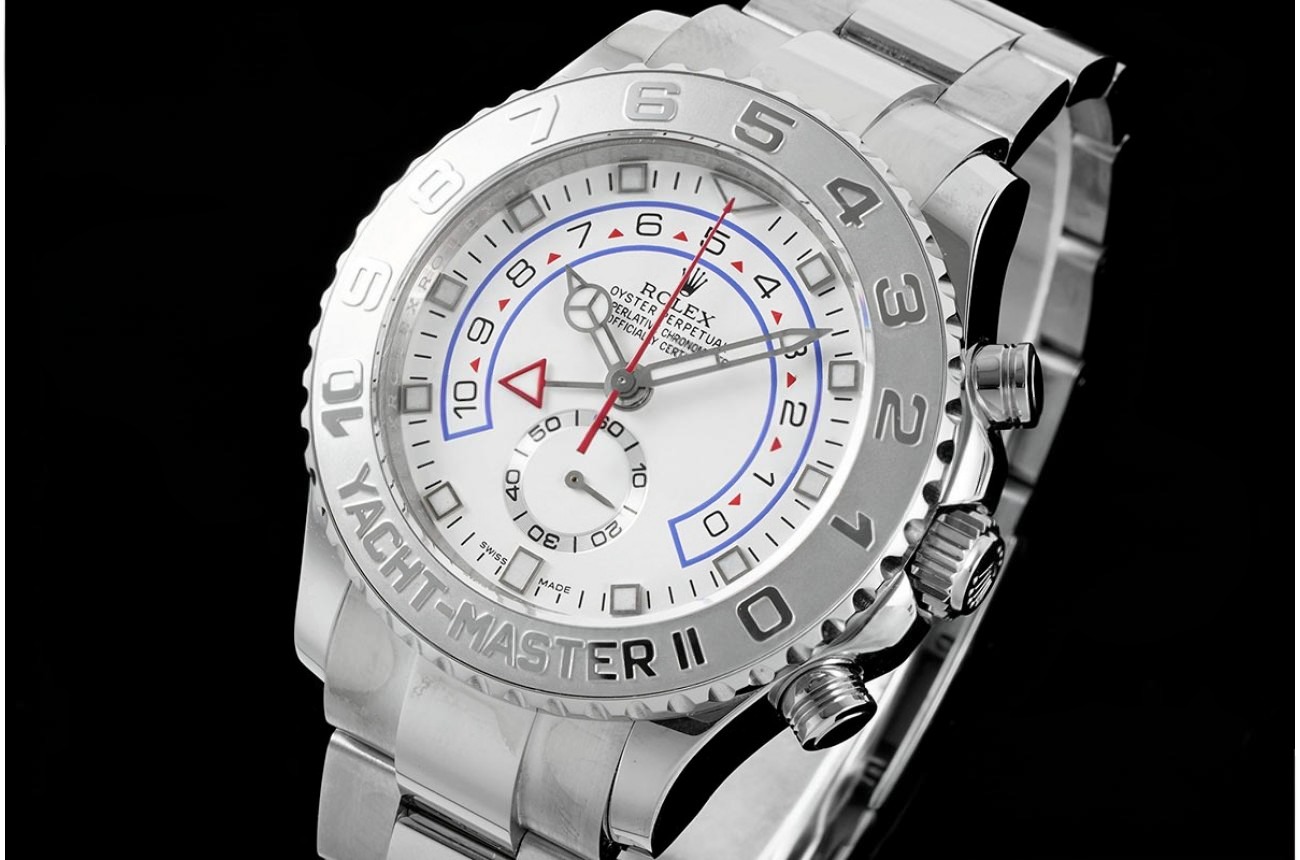 Yacht-Master II 116689 44mm SS/SS White/Num KF A7750