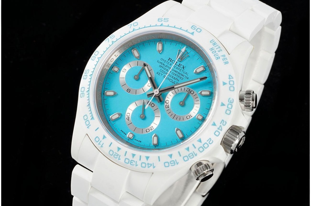Daytona AET 40mm Cer/Cer Tiffany Blue Dial ZF SH4130