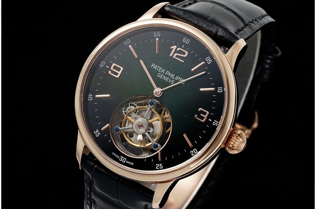Complications 43mm RG/LE Green Dial RMSF Tourb
