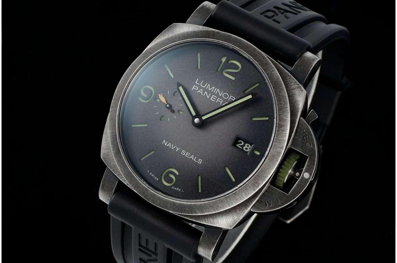 Luminor PAM1412 Navy Seals 44mm SS/RU Gradient Grey Dial VSF P9010