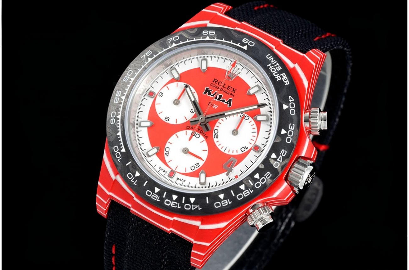 Daytona Kala Diw 40mm FC/NY Red Dial DIWF DD4801