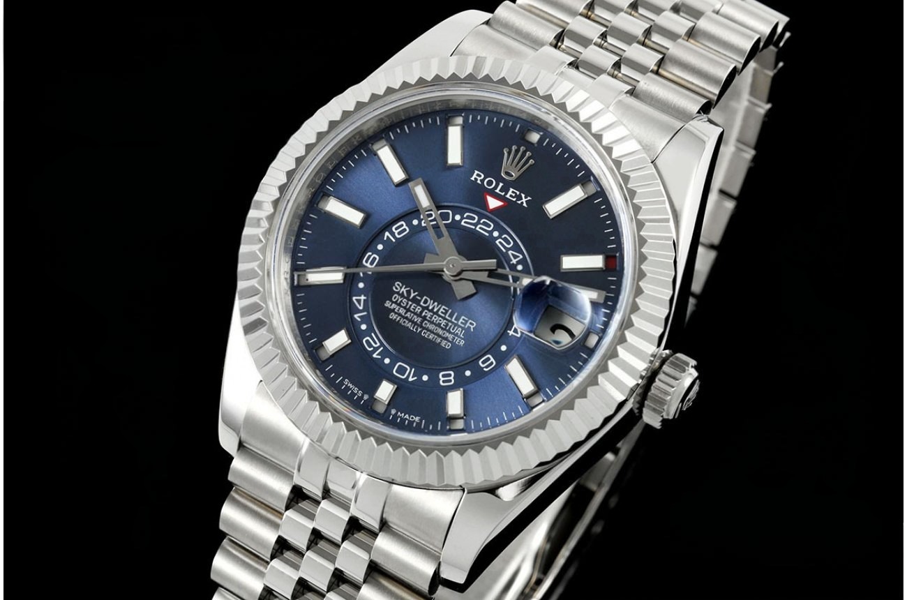 SkyDweller 336934 42mm Jub SS/SS Blue/Stk FNF A9002