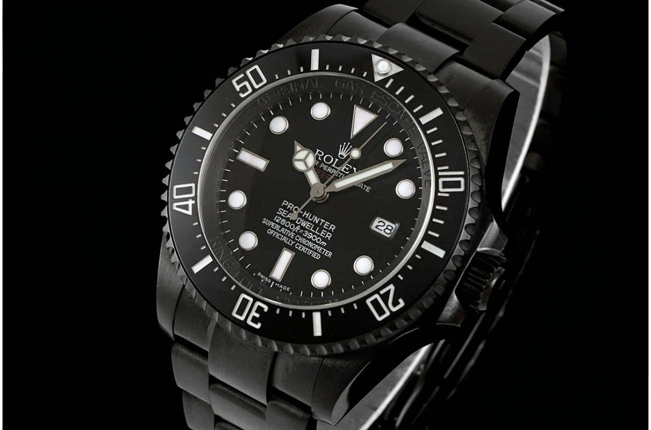 DeepSea Pro Hunter 116660 44mm PVD/PVD Black Dial GMF VR3135
