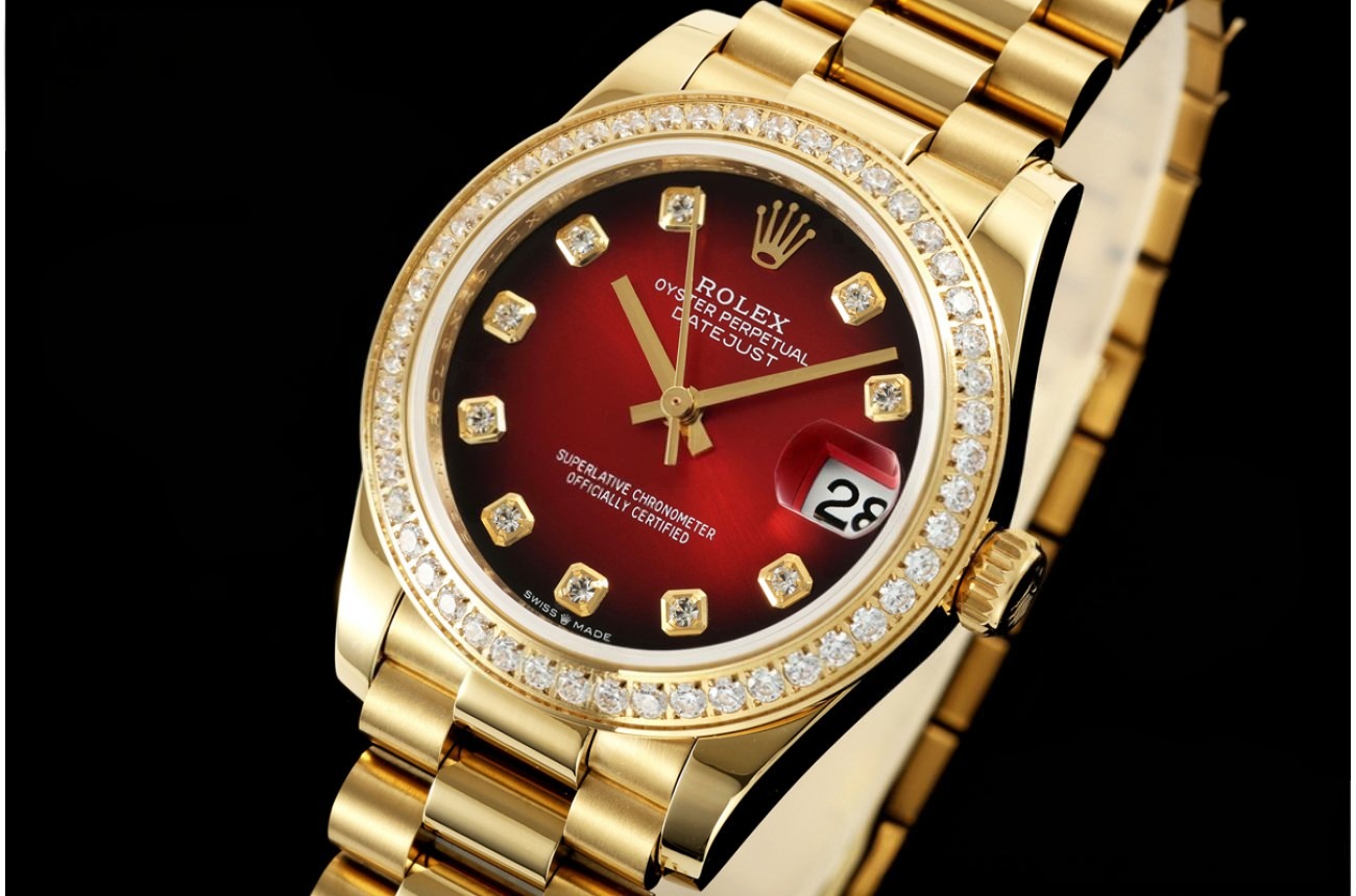 Datejust 278288 31mm Pre Dia YG/YG Red/Dia GMF A2824