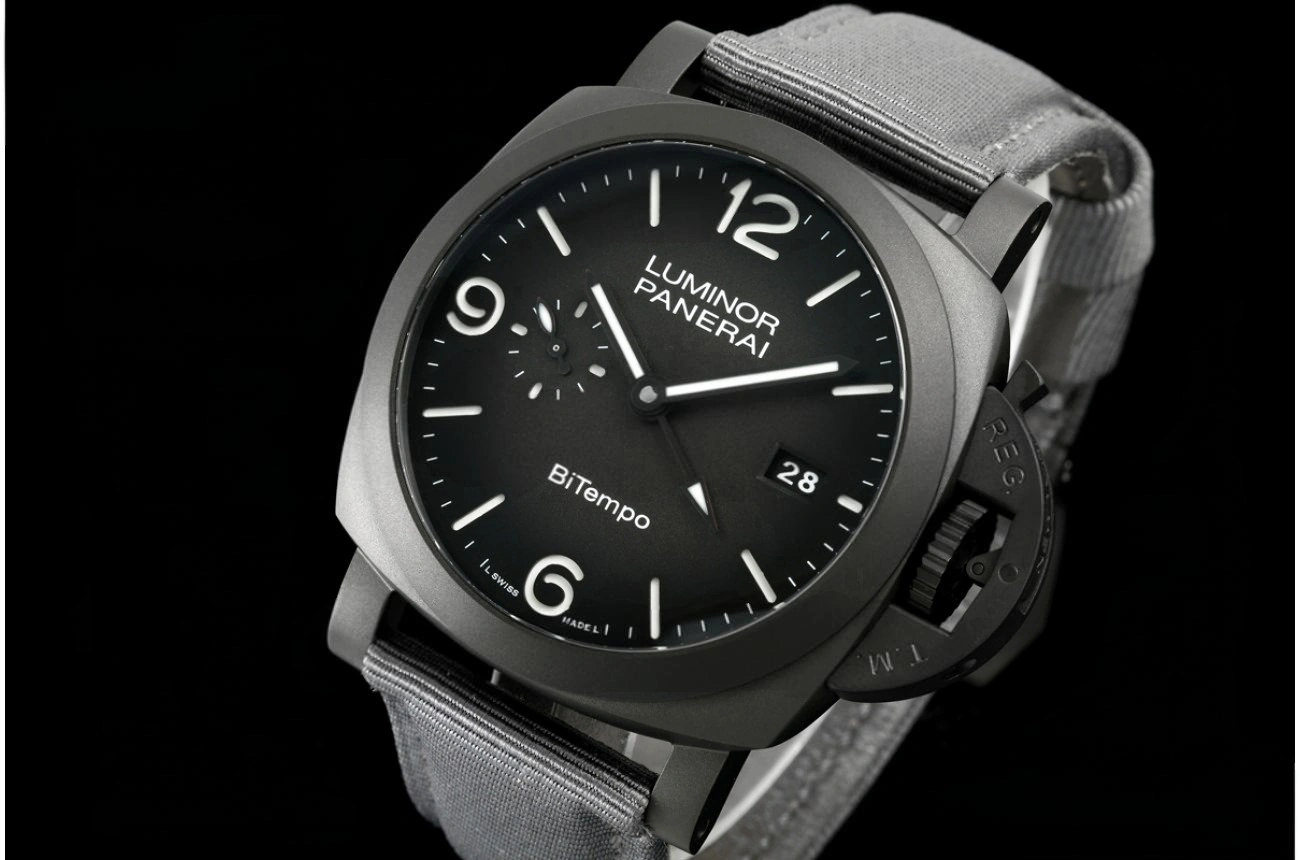 Luminor BiTempo PAM1467 44mm DLC/NY Grey Dial VSF P9010