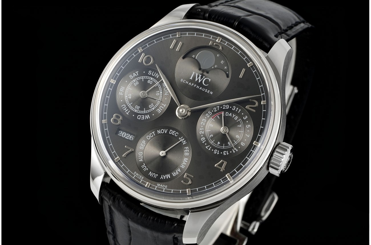 Portugieser Perpetual Calendar 5033 44mm SS/LE Dark Gray/Num APSF A51613