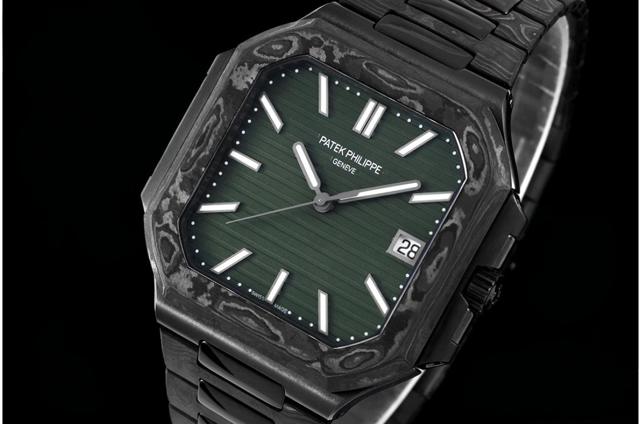 Nautilus 7128 40mm Car/Car Green Textured Dial DIWF 324SC
