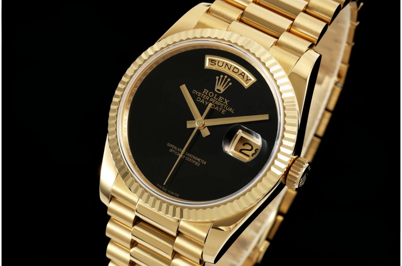 DayDate 36mm YG/YG Black Dial GMF SH3235