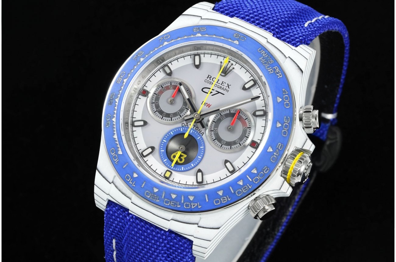 Daytona Diw Porsche 911 GT3 40mm White Carbon FC/NY Grey Dial SONIC DD4130