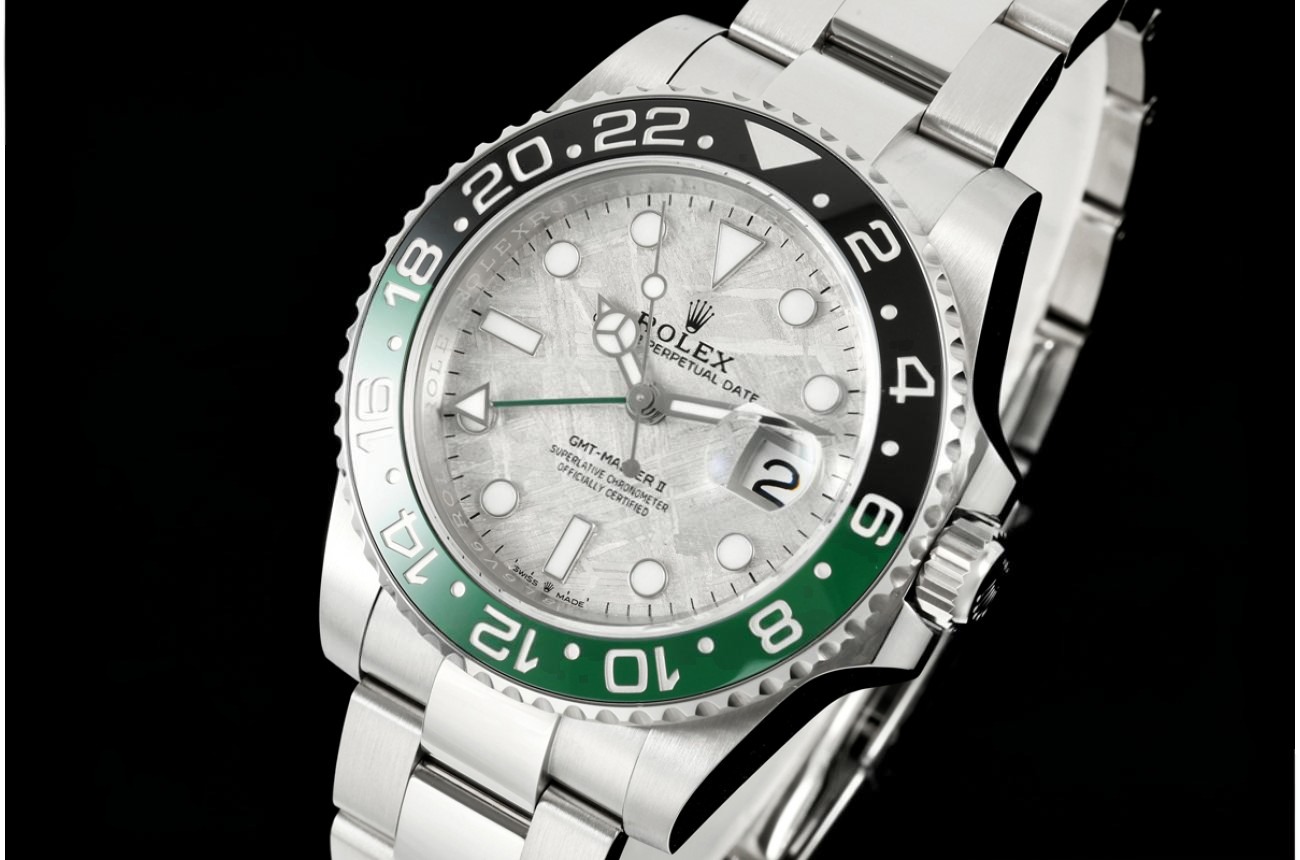 GMT Master II Blaken Green 40mm Oys SS/SS Meteorite Dial ARF DD3285