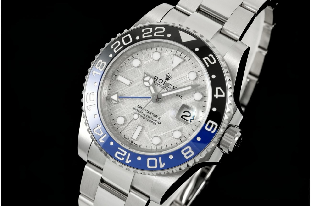 GMT Master II Blaken Blue 40mm Oys SS/SS Meteorite Dial ARF DD3285