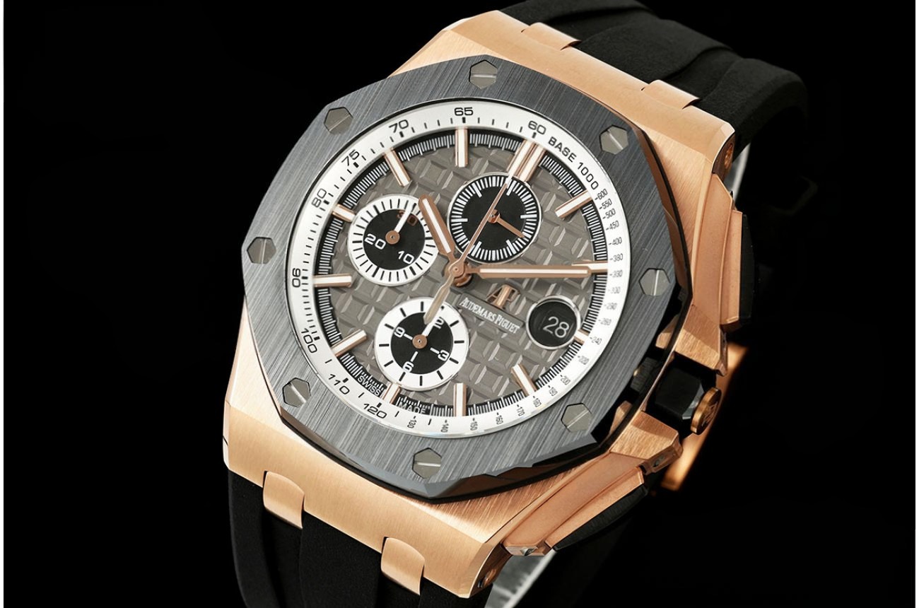 Royal Oak Offshore 26401RO 44mm RG/RU Grey Dial JF A3126
