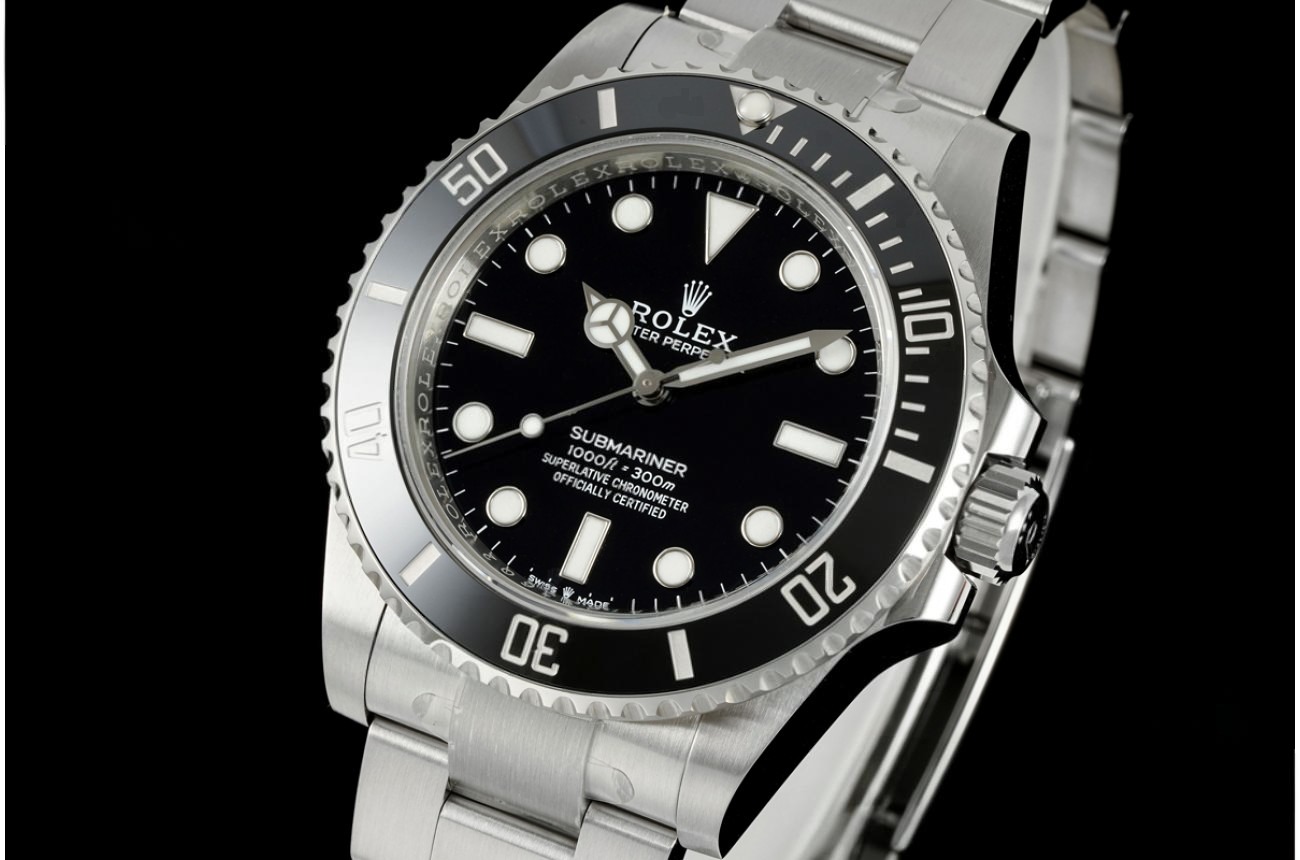 Submariner 124060 No Date 41mm SS/SS Black Dial RICHF V2 JH3230 (Free Sprung)