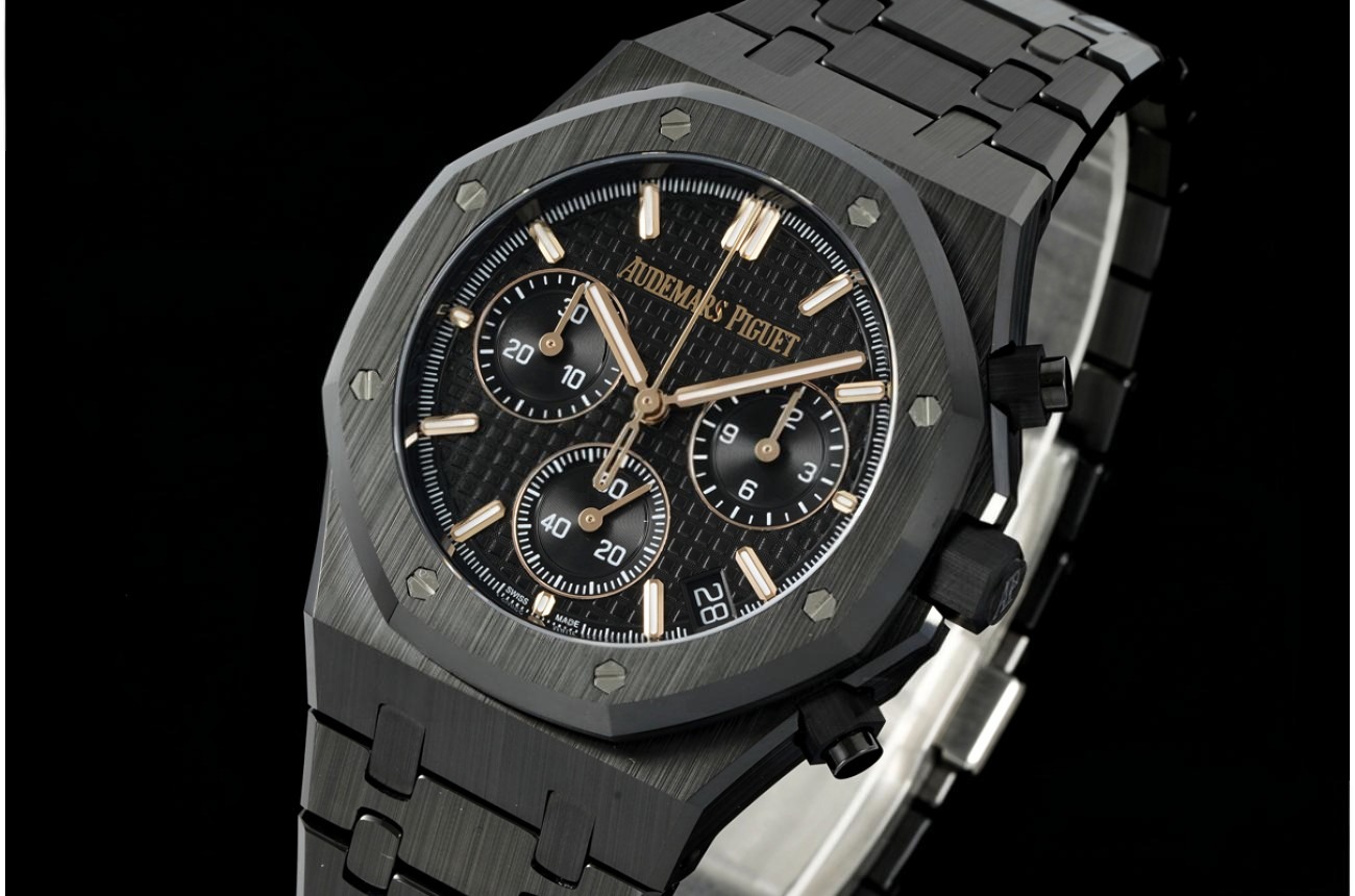 Royal Oak Chrono 26240CE 41mm Ceramic/Cer Black Dial ZF SH4401(Free Sprung)