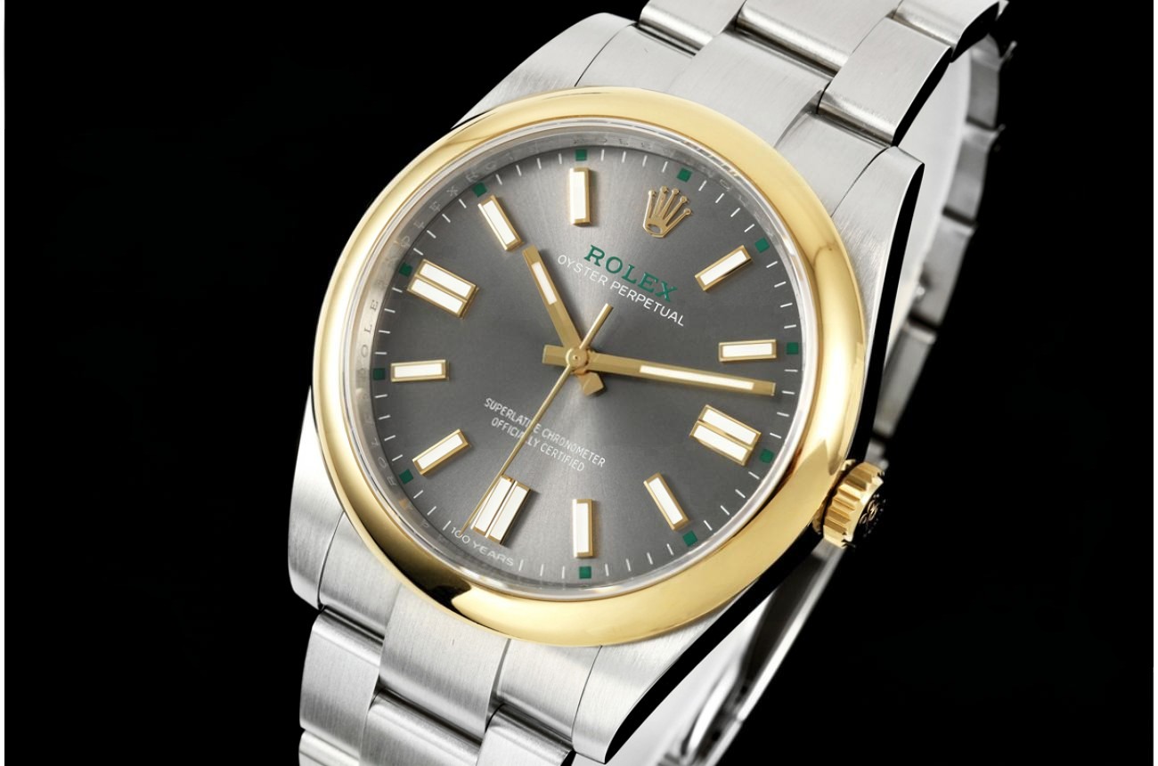 Oyster Perpetual 100th Anniversary 134300 41mm SS/SS Grey Dial QF SH3230