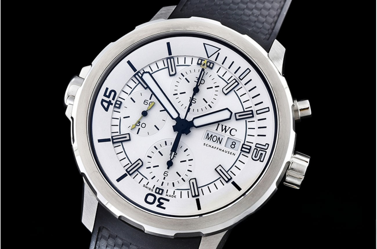 IWC - AquaTimer Chronograph SS/RU White V6F Asia 7750