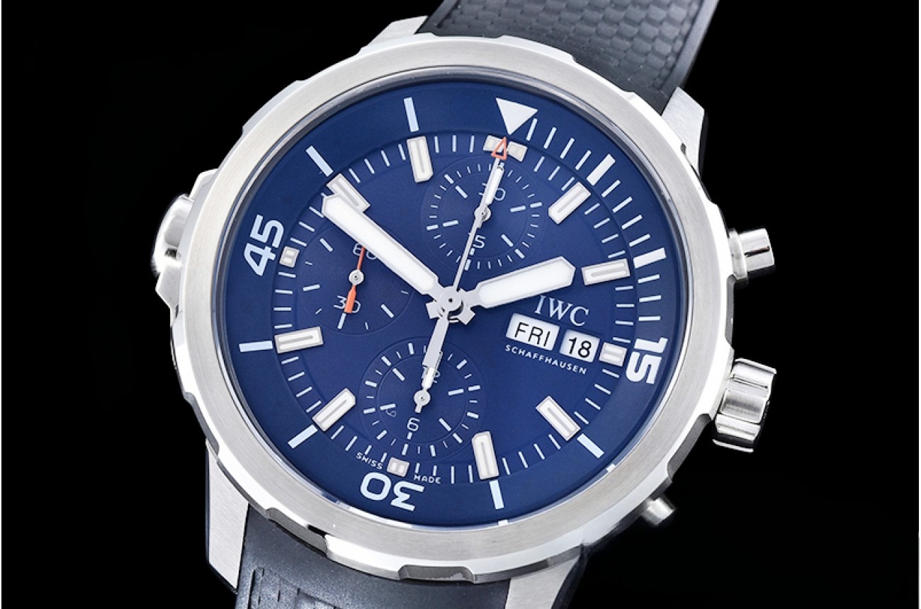 IWC - AquaTimer Chronograph SS/RU Blue V6F Asia 7750