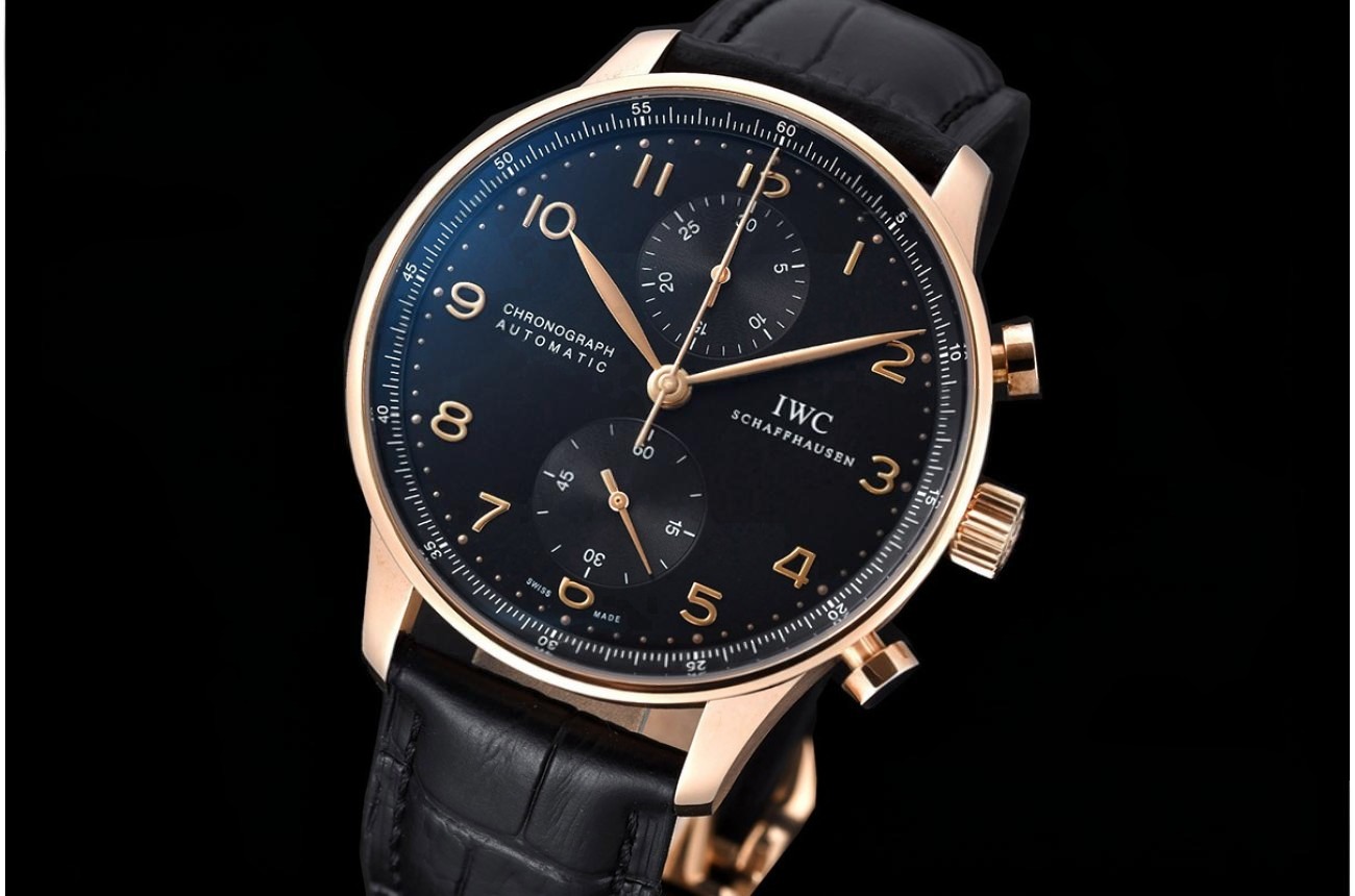 Portuguese Chrono 40mm RG/LE Black/Num ZF V2 A7750