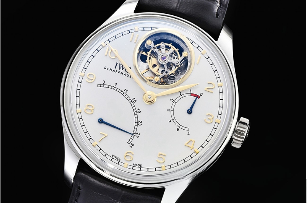 IWC - Portugieser Mystere Tourbillon SS/LE Wht/Gold YLF Tourbillon