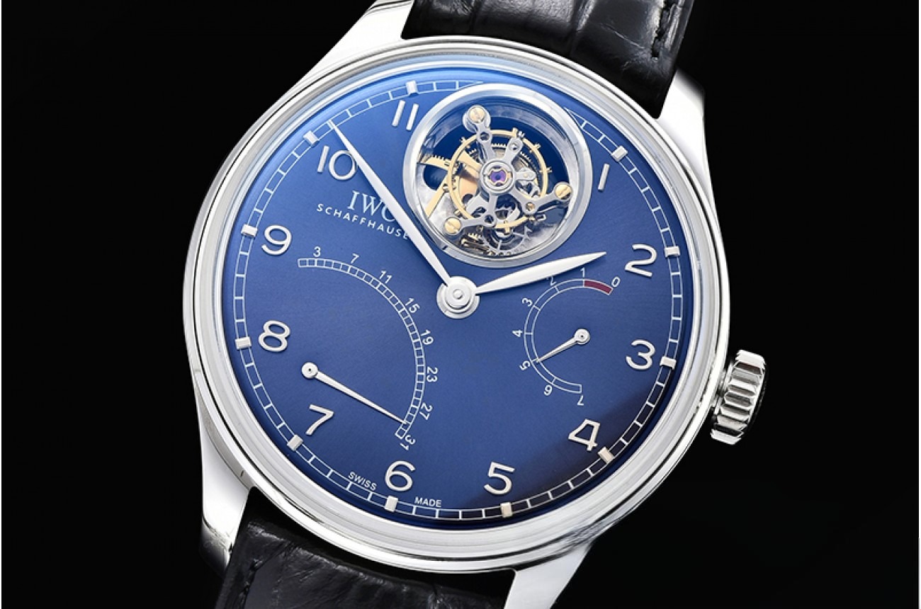 IWC - Portugieser Mystere Tourbillon SS/LE Blue YLF Tourbillon