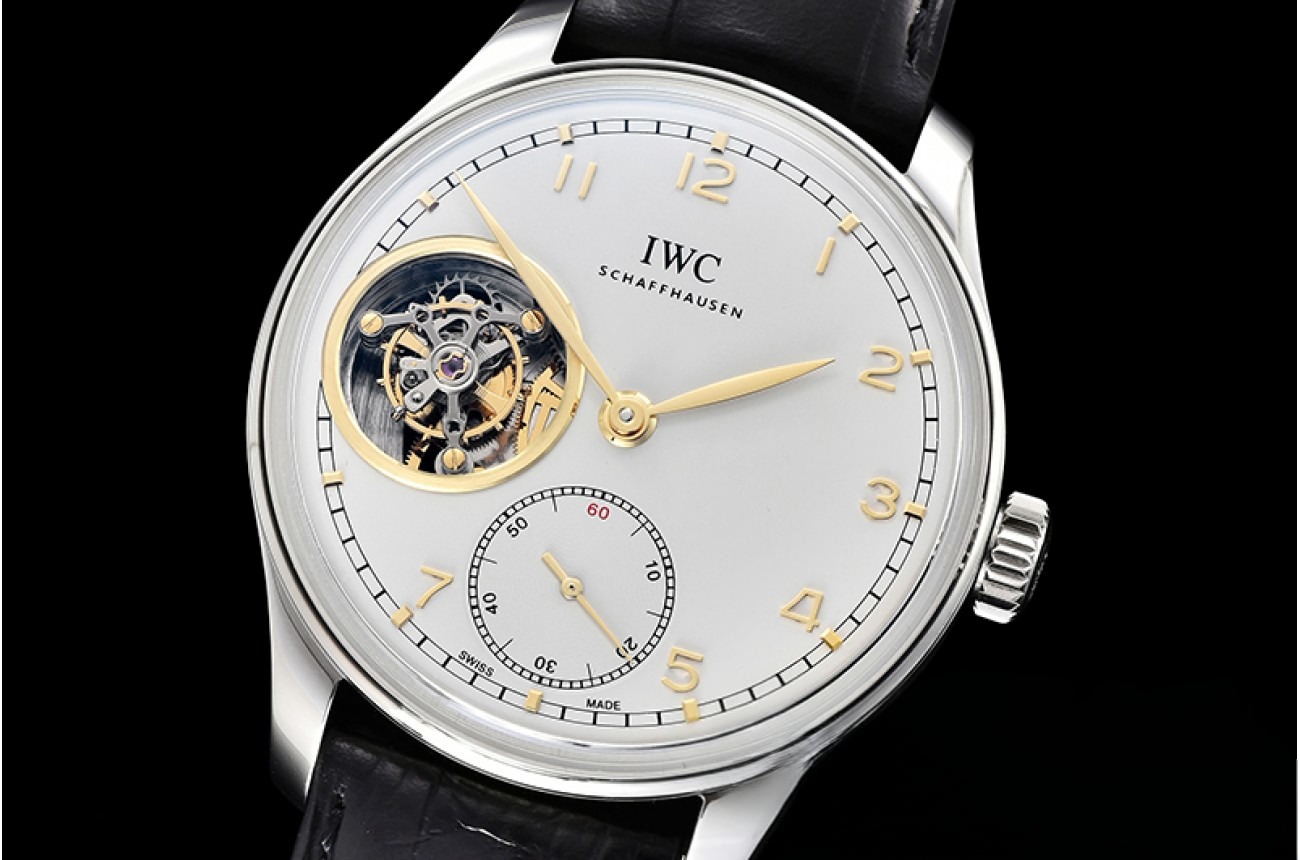 IWC - Portugieser Tourbillon SS/LE White/Gold Num YLF Tourbillon