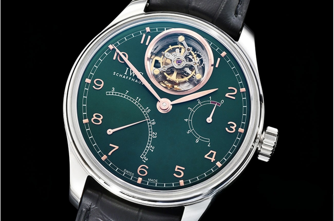 IWC - Portugieser Mystere Tourbillon SS/LE Green YLF Tourbillon