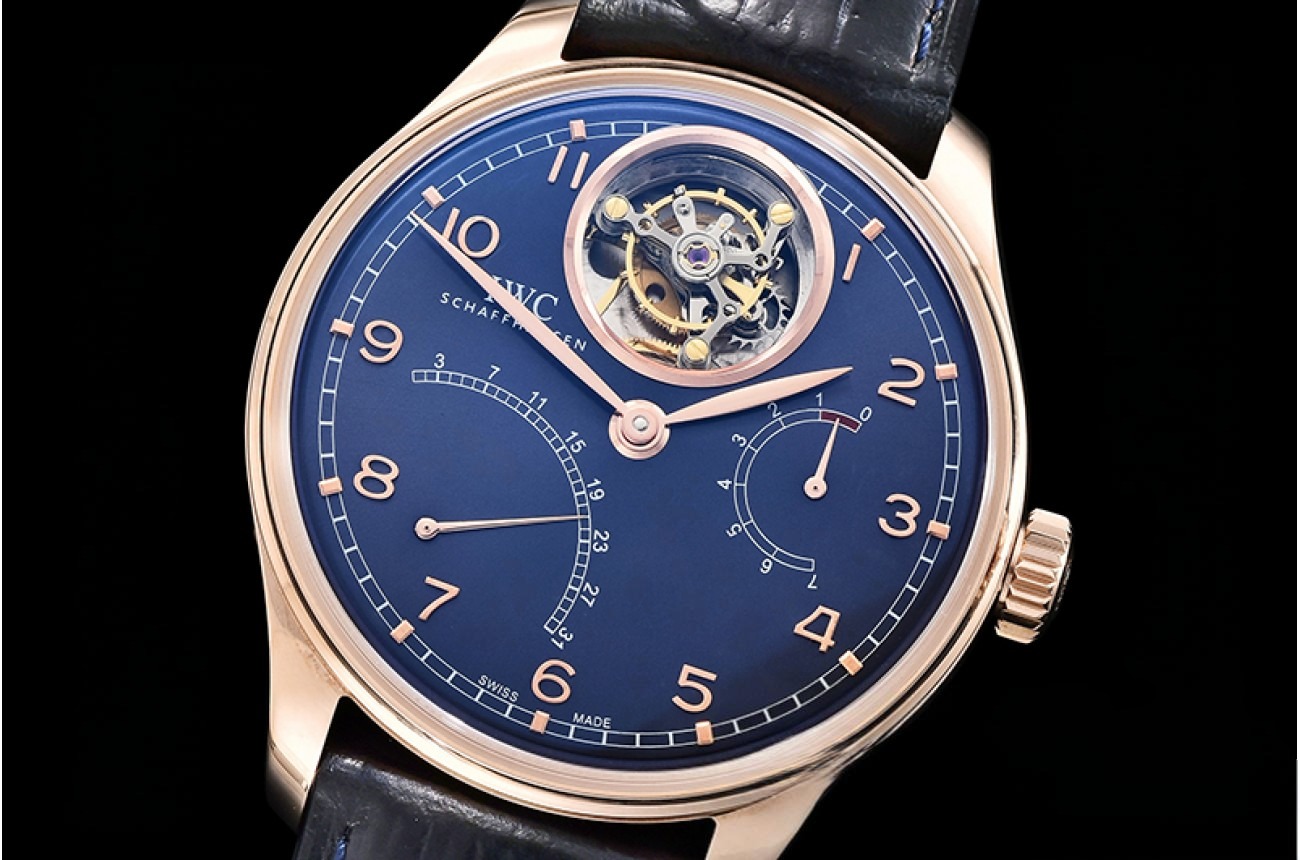 IWC - Portugieser Mystere Tourbillon RG/LE Blue YLF Tourbillon
