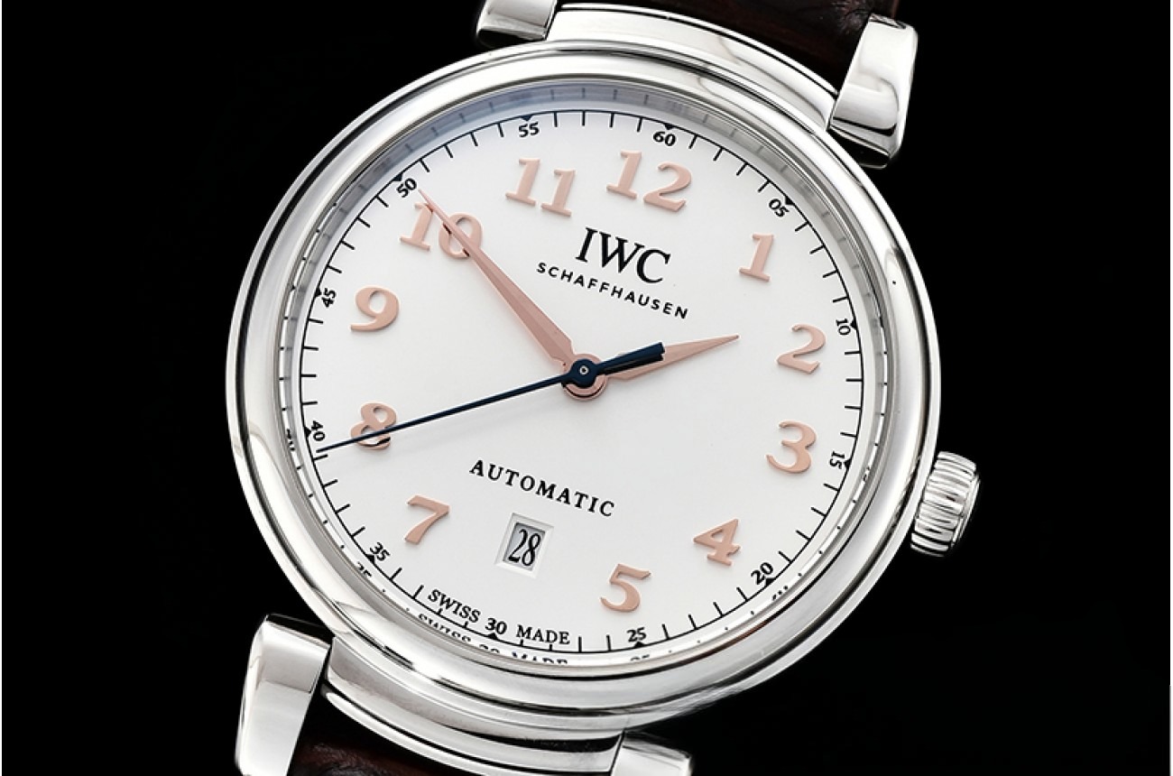 IWC - Da Vinci IW356602 SS/LE White TWF Asia 2892