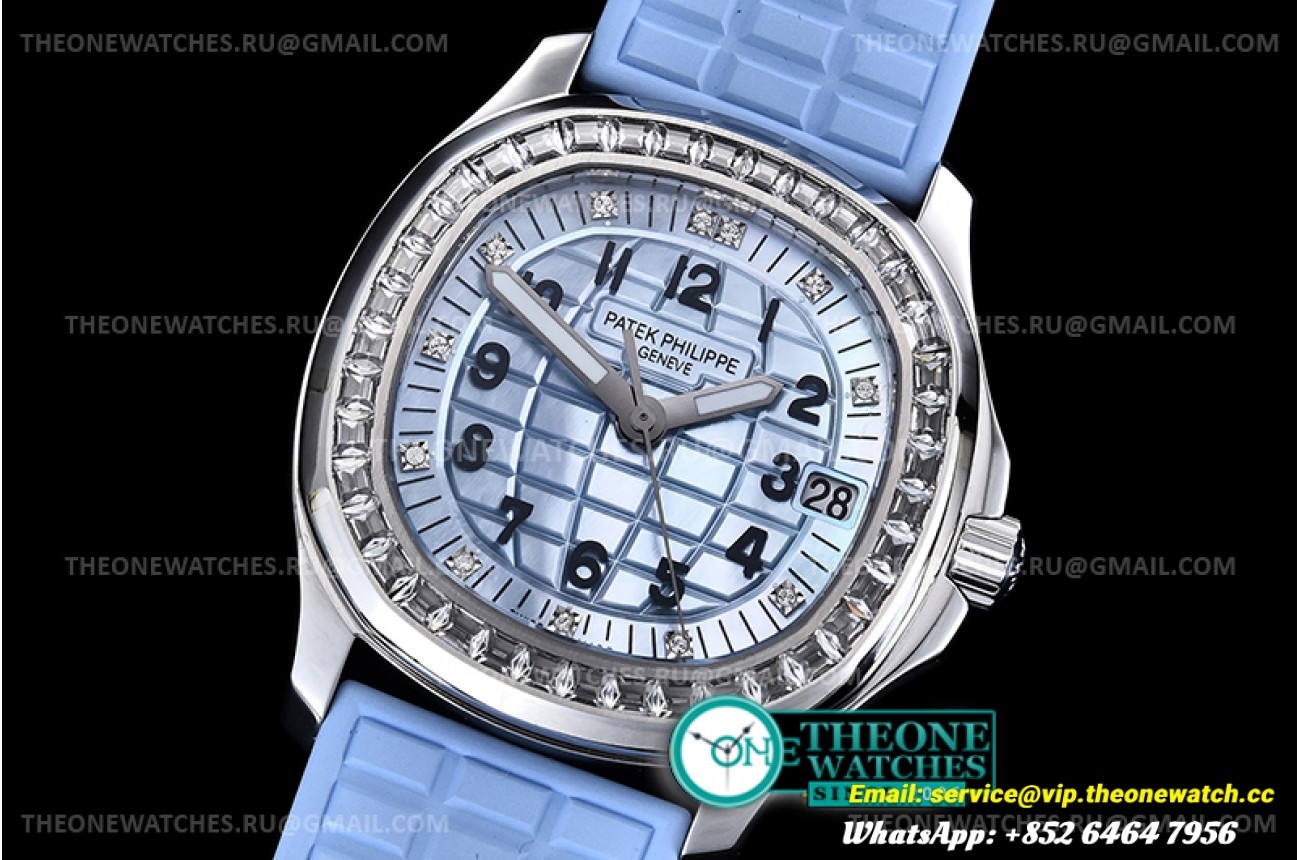 Patek Philippe - Aquanaut Ladies 35mm Dm Bez SS/RU Blue MOP PPF MY9015